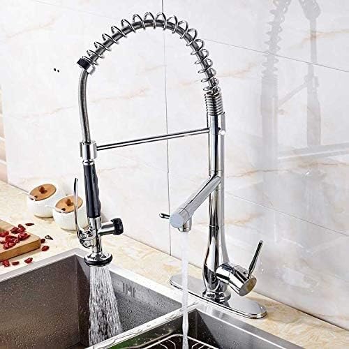 Robinet d'évier de cuisine de luxe au fini chrome éclatant pour un design élégant et durable