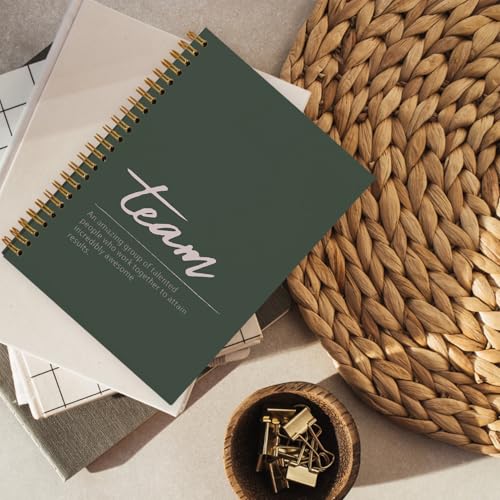 Carnet de notes vert hold fizz pour résoudre l'organisation d'équipe - 3
