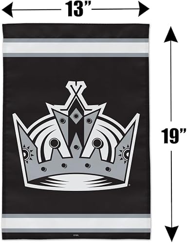 Miniatura 6 de Bandera de jardín con logotipo de Los Angeles Kings de la NHL