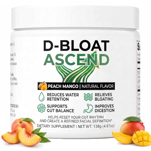 D Bloat Ascend Labs Debloat Powder, Bloating Relief, 4.87 oz