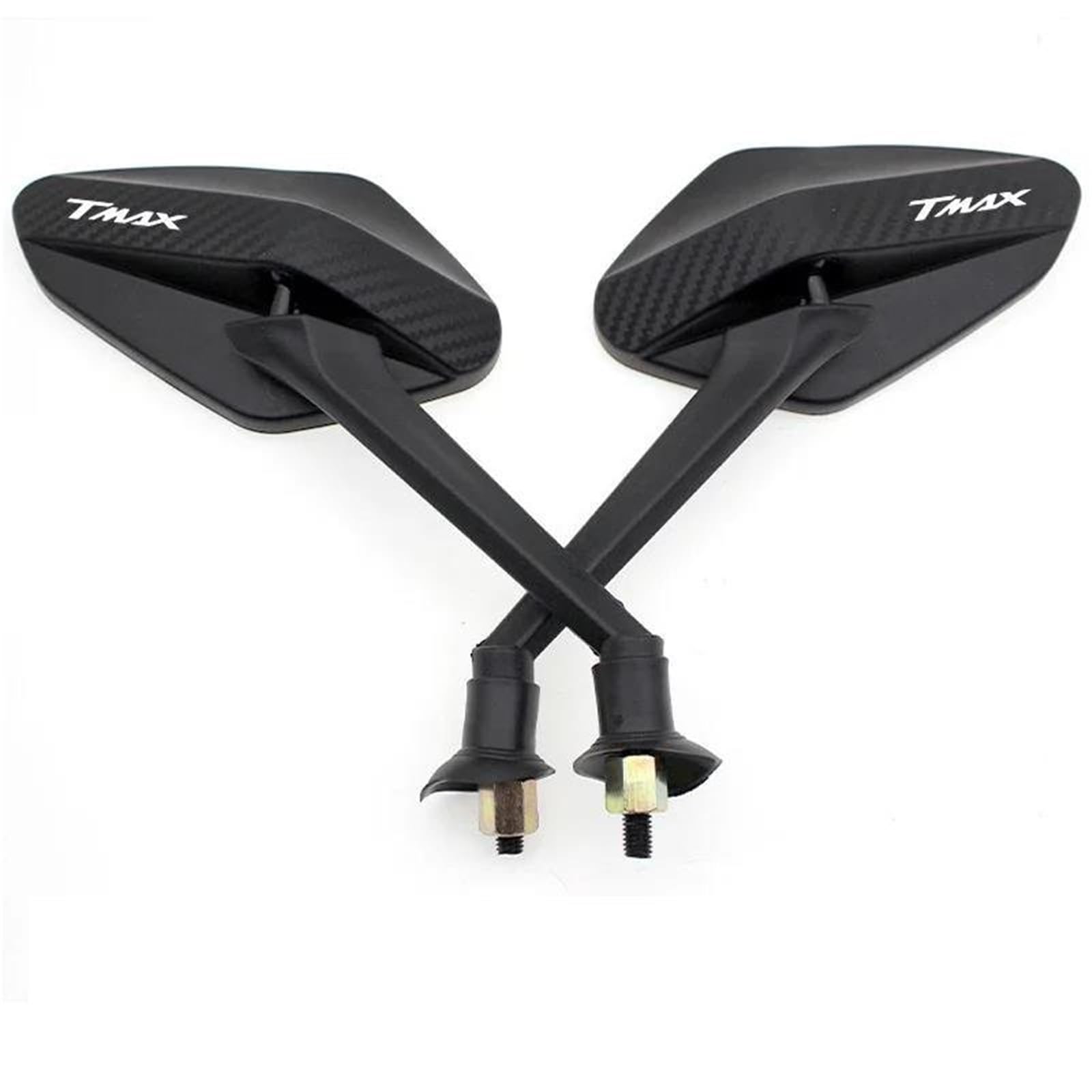 Specchietti Retrovisori Convessi Per Moto, Girevoli, Viti Da 8 Mm Per Yamaha TMAX 530 TMAX 500 T-MAX 560, Specchietto Retrovisore Modificato parcheggio specchietto(NERO 1)