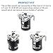 GOHAWKTEQ Universal Adjustable Oil Filter Wrench From 2-1/2 inch to 4.5 inch Oil Filter Wrench Tool Set With 3 Jaw
