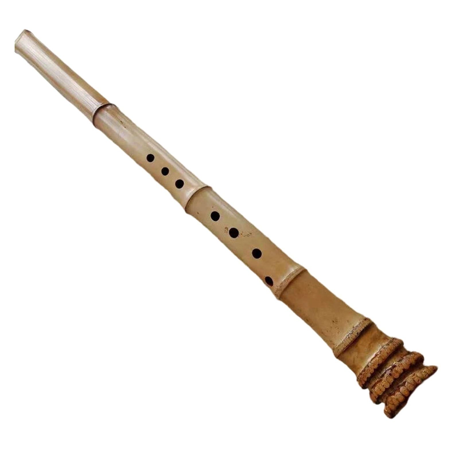 Flûte Professionnelle En Bambou Instrument Shakuhachi À Huit Trous Fait La Main Professionnel Traditionnel Facile Apprendre Pour Les Débutants(G major forehand)