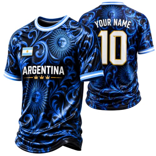 HANZSPROUT Custom Argentina Soccer Jersey Argentine Jersey