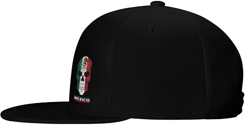 Miniatura 4 de Sombreros Snapback para hombres y mujeres, gorra de béisbol de ala plana ajustable, sombrero de hip hop, sombrero de camionero, negro