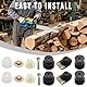 Hoypeyfiy 1121 790 9901 7er-Set Kettensägen Vibrationsdämpfer Kit, Ersatz für Stihl 026 024 MS240 MS260 Kettensäge, Ersetzt 1121 790 9912