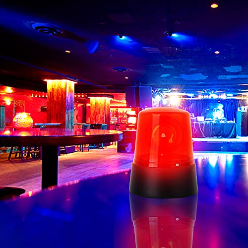 Image of 2 Pcs Red 360 Degree Rotating Decorative,Disco Bar Party Dancing LED Strobe Light
