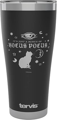 Tervis Hocus Pocus - Vaso aislado de triple pared con frase de la película de Halloween grabado en la sombra de ónix, vaso aislado de triple pared