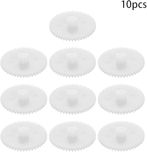 Miniatura 2 de Othmro 10 engranajes de plástico, 48 dientes, modelo 48102B, (diámetro de orificio de 0.079 in de diámetro 0.984 in de diámetro exterior de 0.228 in