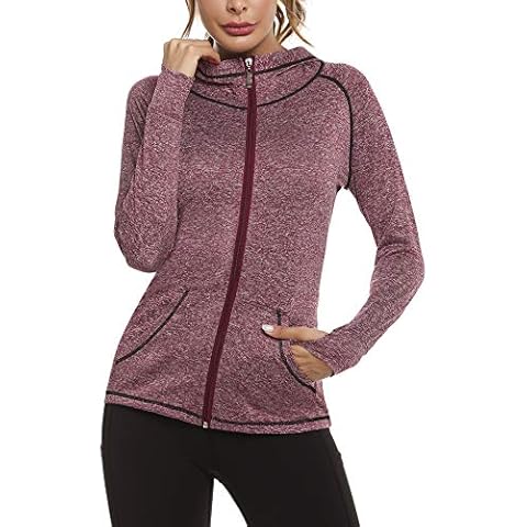 Sykooria Women's Full Zip Running Jacket Cover