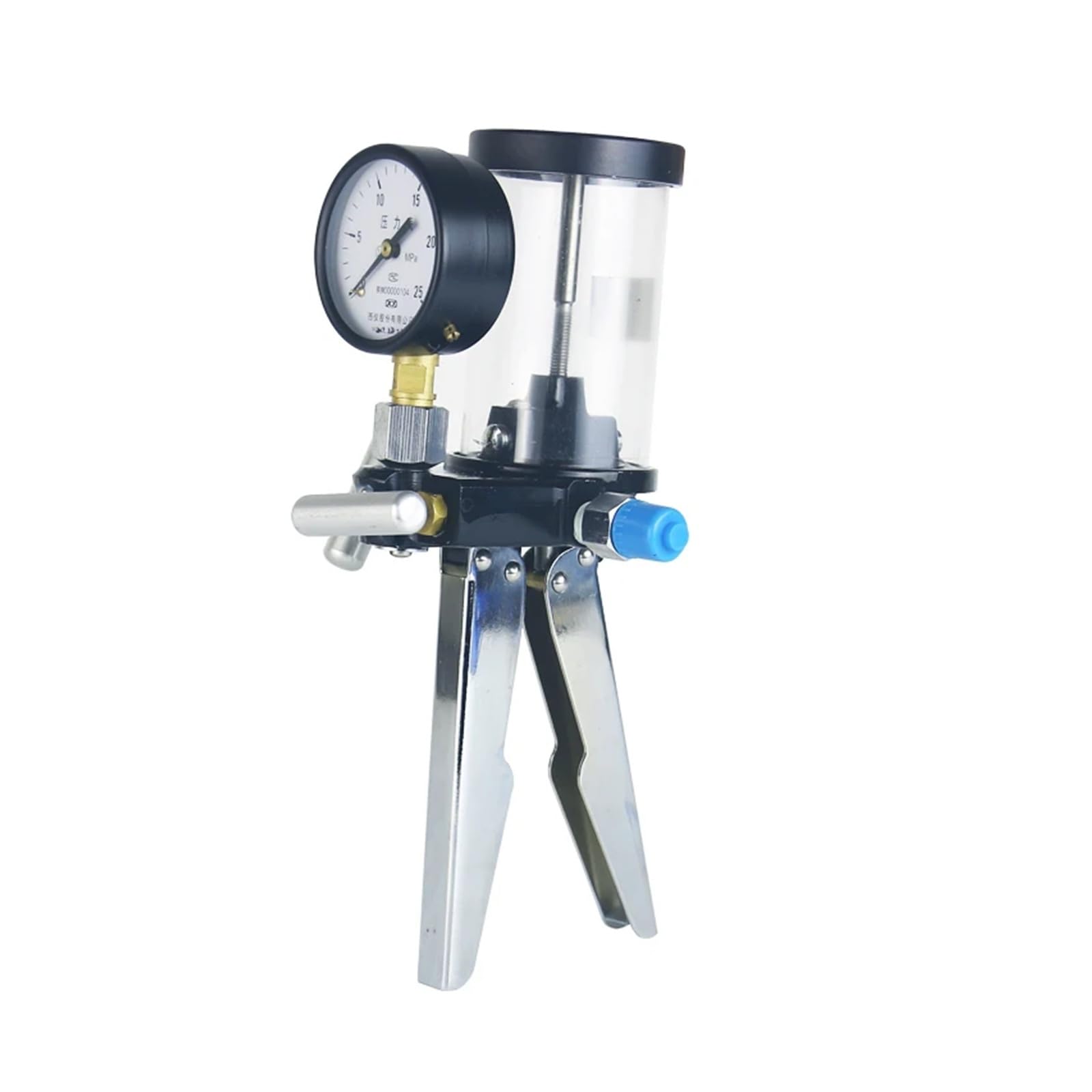 Calibrazione della pressione idraulica da 0 a 25 MPa, pompa manuale, calibratore di pressione manuale