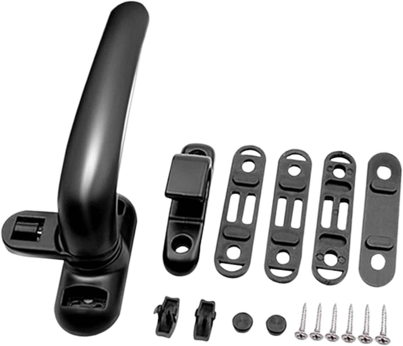 Club Bollywood® Window Handles with Lock Handle Window Hardware Casement Locking Handle Black Left | Home Improvement | Building & Hardware |Home & Garden |Other Window Accessories