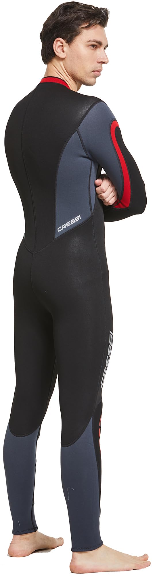 Cressi Lui Monopiece Wetsuit 2.5mm - Muta Monopezzo Uomo in Neoprene High Stretch 2.5mm
