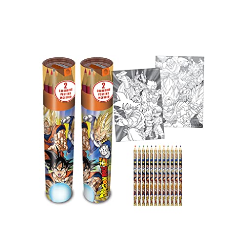 Set de 12 Lápices de Colores Dragonball Battle of Gods miniatura 2
