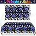 Hegbolke 4Pcs Video Game Party Tablecloth, Neon Game On Table Covers, Rectangular Table Decoration Gaming Night Birthday Party Decorations for Kids Boys Girls, 51 x 107 Inch