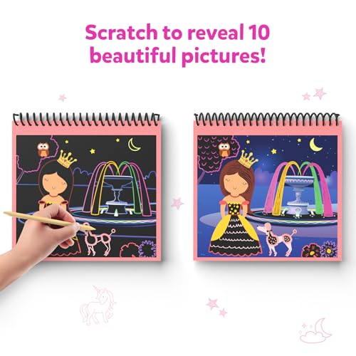 image for Skillmatics Scratch Art Book for Kids - Unicorns & Princesses, DIY Cra