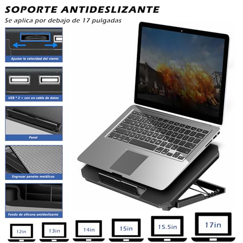 Accesorios De Computadoras, Personal Computer base enfriadora laptop Marca MOYAC (3)