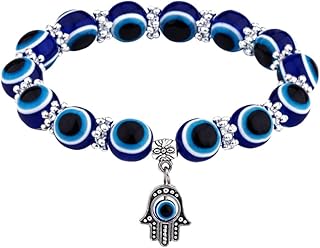 Pulseira De Olho Do Diabo Joias Da Moda Joias Femininas Pulseiras Da Moda Para Pulseira De Joias Corrente De Mão Pulseiras De Miçangas Com Olhos Azuis Pulseira De