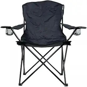 Cadeira Dobravel Confort Plus Suporta 150kg Preta