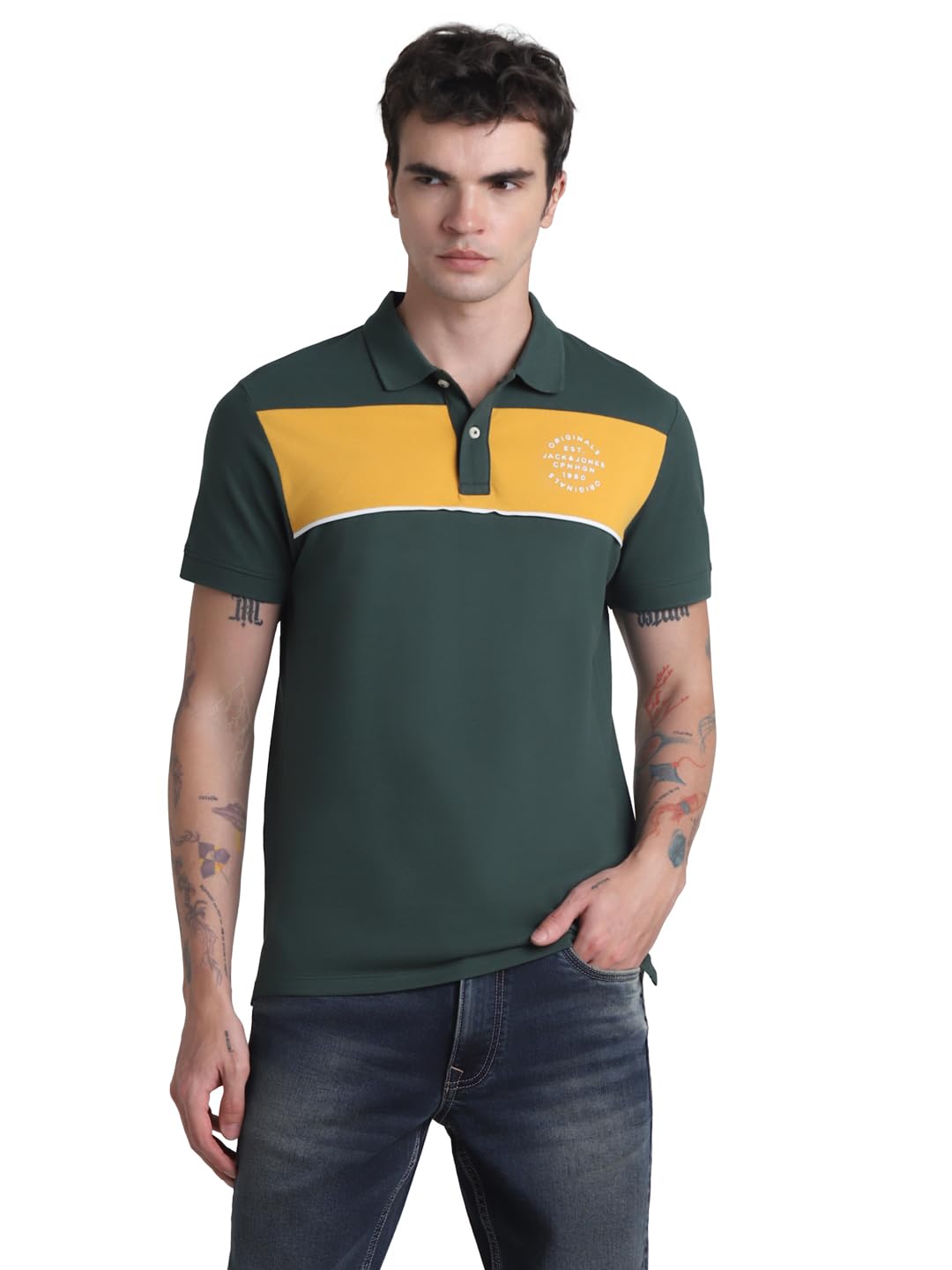 jack & jones Men's Slim Fit Polo Tshirt-picture-22