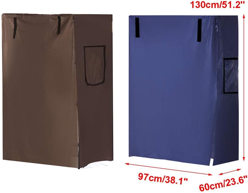 Universal Sunshade Bird Cage Covers Breathable Dusoof Parrot Nests Light Proof Supplies Outdoor Bird Cage Cover Animal Canopy Household Dust (Blue)