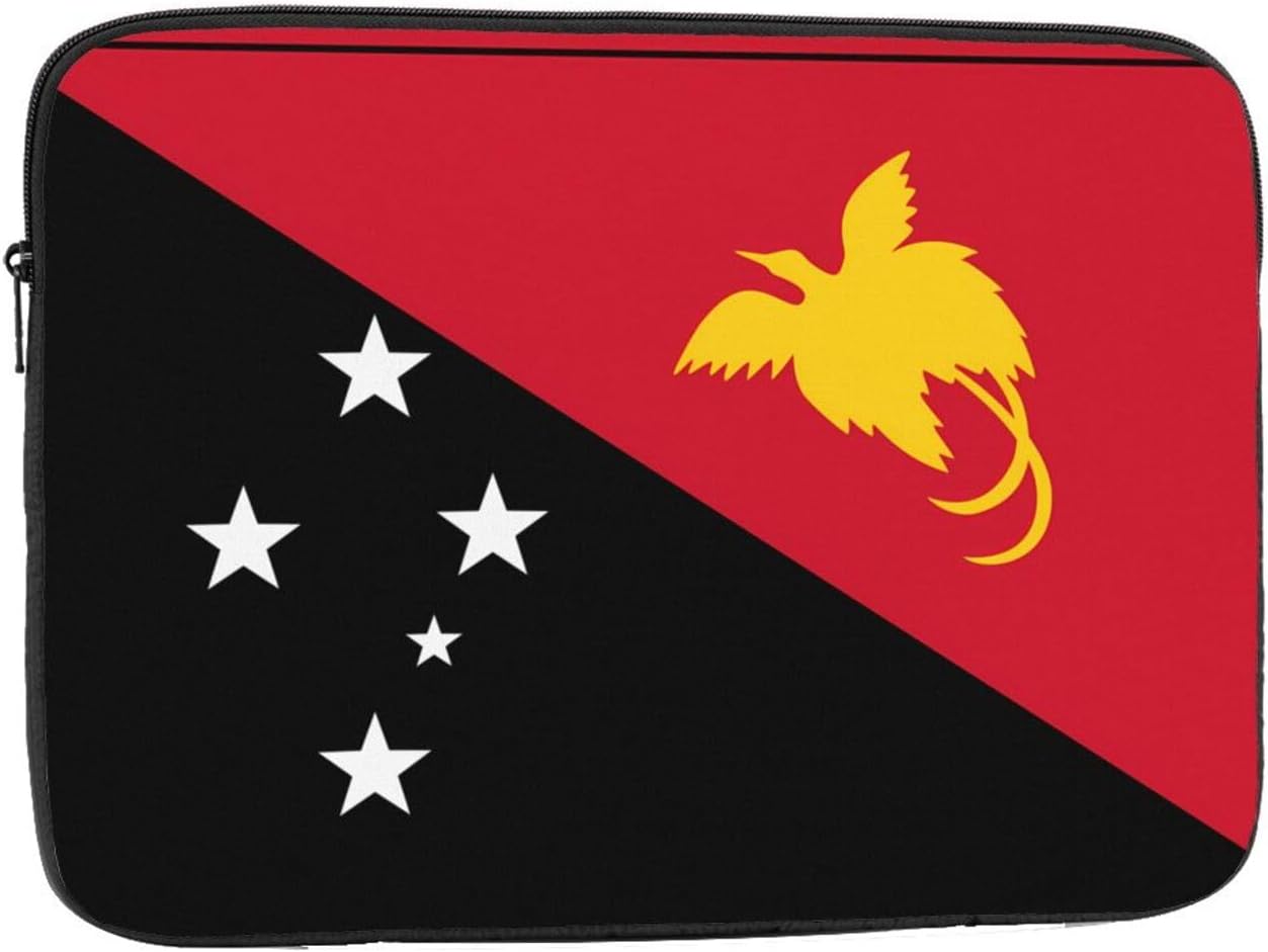 Flag of Papua New Guinea Printed 15 inch Laptop Case, Business/Office Commuter Laptop Case