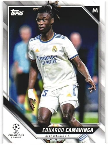 EDUARDO CAMAVINGA 2021-22 Topps UEFA Champions League Soccer JAPAN EDITION #47 Card France Real Madrid CF