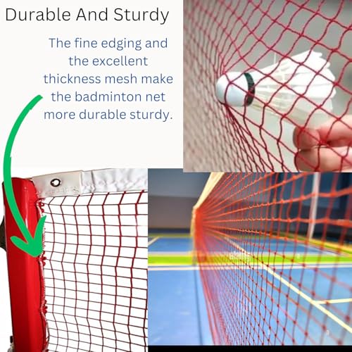 Image of Badminton NET Nylon and COTTAN Single Strip USE for Home Training (Nylon)