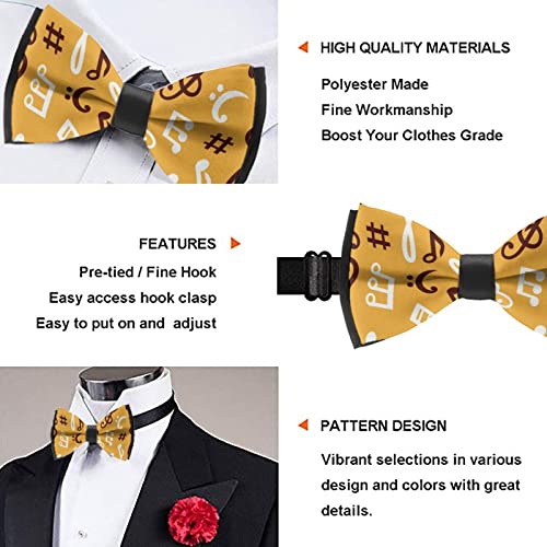 Gokruati Papillon pre-annodato per uomo, papillon