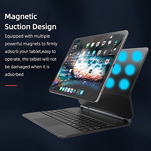 Clavier BT rétroéclairé à contrôle tactile et fixation magnétique Pro 11