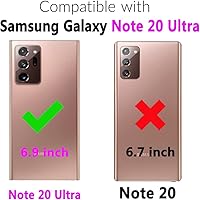 Vista 2 de Compatible con Samsung Galaxy Note 20 Ultra Glaxay Note20 Plus 5G - Funda tipo cartera multifunción 2 en 1 desmontable magnética para teléfono Azul