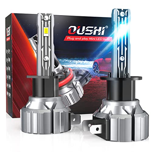 Bombilla H1 LED 55W Canbus kit de conversión de luz antiniebla para automóvil 12000LM 2 uds