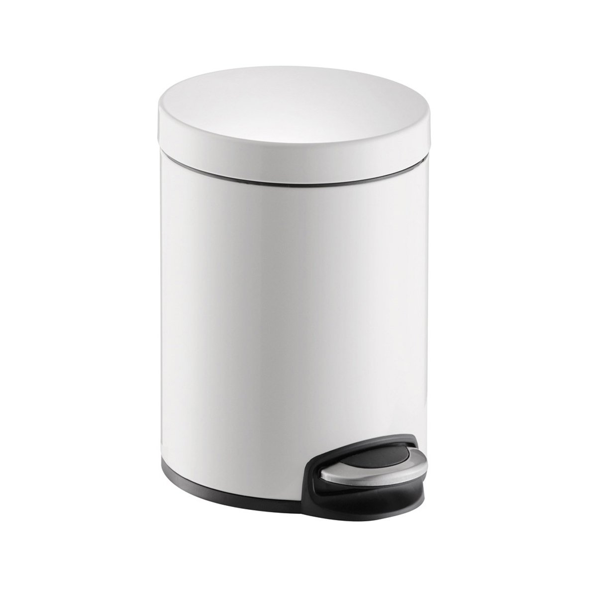 Helit H2403605 Tretabfallbehälter Classic Metal, 20 L, White