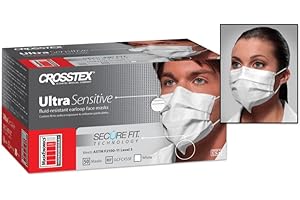 Crosstex Securefit Ultra Sensitive Earloop Mask