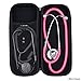 Eco-Fused Stethoscope Case Compatible with 3M Littmann, MDF, ADC, Omron, etc. - Large Mesh Pocket for Accessories - Strong Nylon Material - Protects your Stethoscope