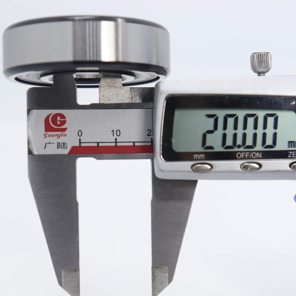 Othmro 6204RS Lot De 2 Roulements à Billes à Rainure Profonde En Acier Au Carbone Scellé 20 X 47 X 14 Mm