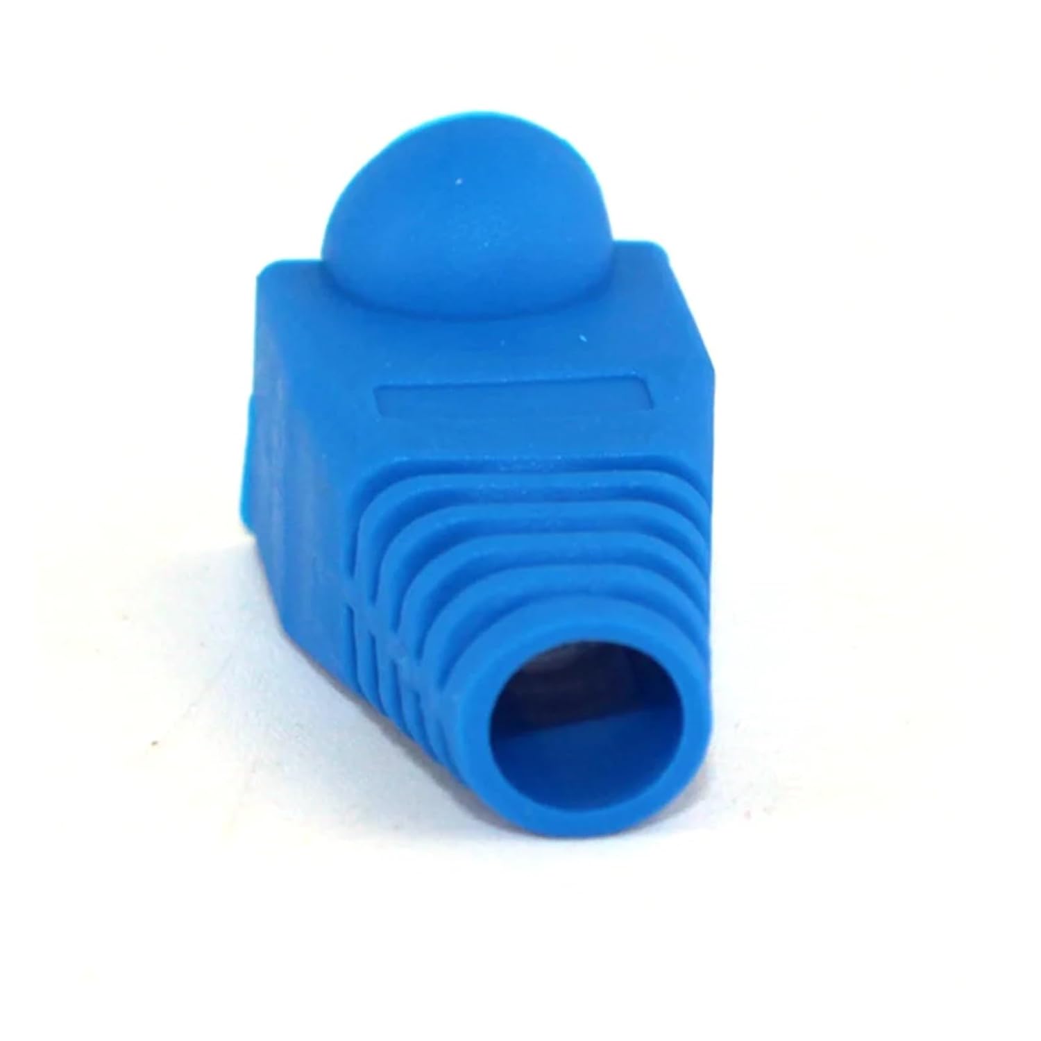 fengpeng 10/20/50PCS Network RJ45 Cable Boots Plastic Blue Gray Protective Sleeve Strain Relief for Cat5e Cat6 Modular Plug Protection(Blue,50PCS)