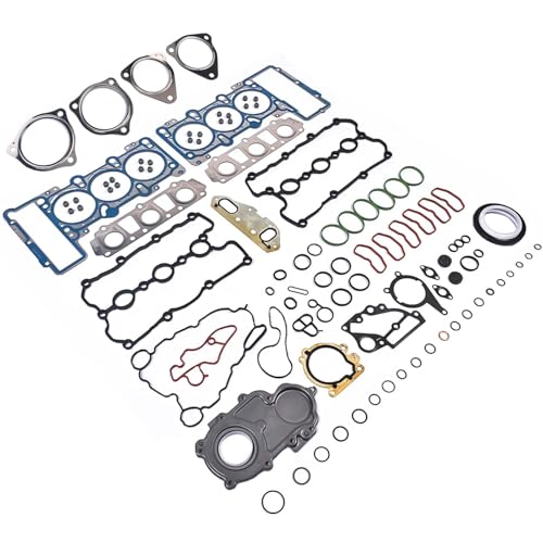 Image of HS54834 Head Gasket Kit Replacement for 2009-2015 Audi A4 A6 A8 Q5 Q7 3.0 TFSI 06E103148AG 06E103149AG