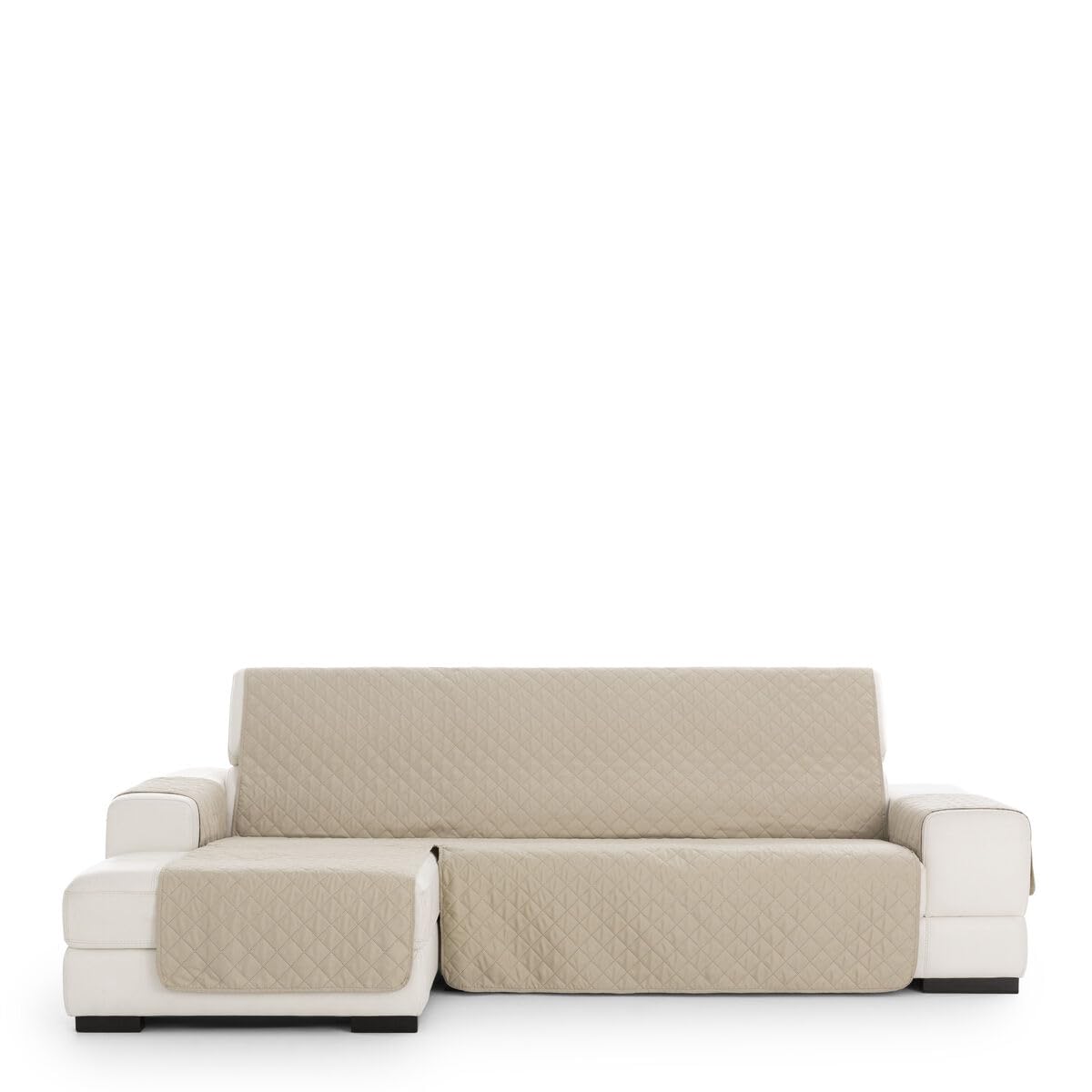 Housse de canapé norvégien extensible Eysa blanche 200 cm