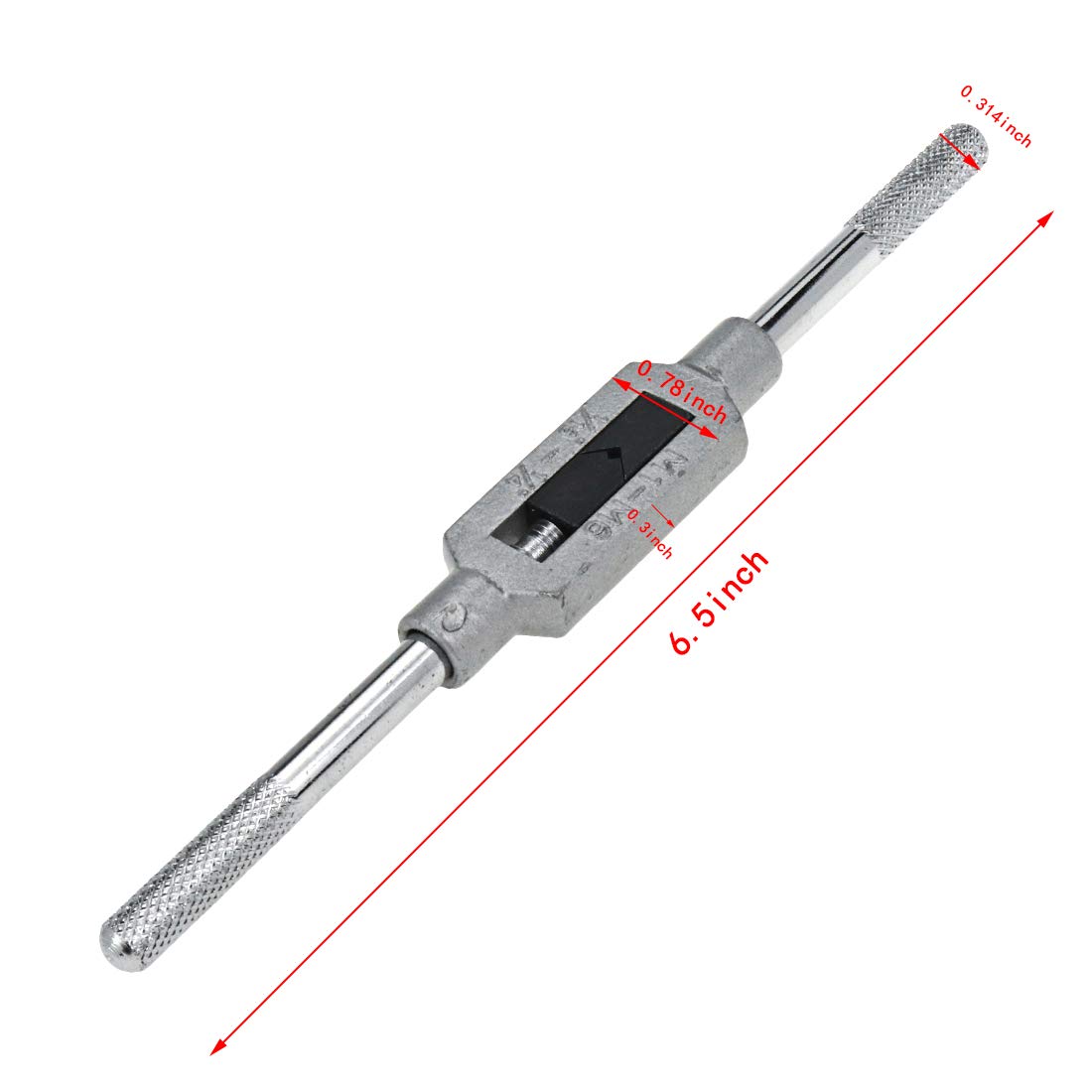 Verstellbarer Windeisen Mit Umschaltknarre – Für Gewindebohrer 1,5-4,0 Mm – T-Griff Für Rechts-/Linkshänder