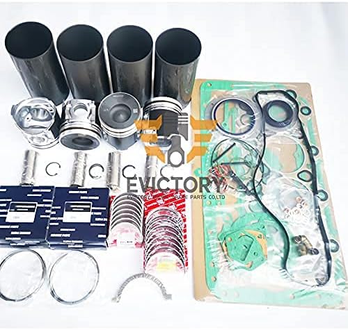 For MITSUBISHI 4D34T 4D34-T overhaul rebuild water pump gasket bearing piston liner