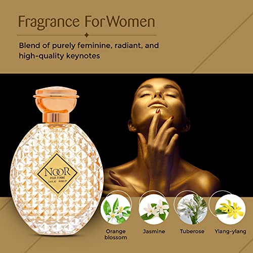Regal Fragrances Noor Womens Perfume - Inspired By The Scent Of Chanel's Gabrielle Women Perfume - Jasmine & Orange Blossom Floral Scents 3.4Oz (100Ml) #TOP3