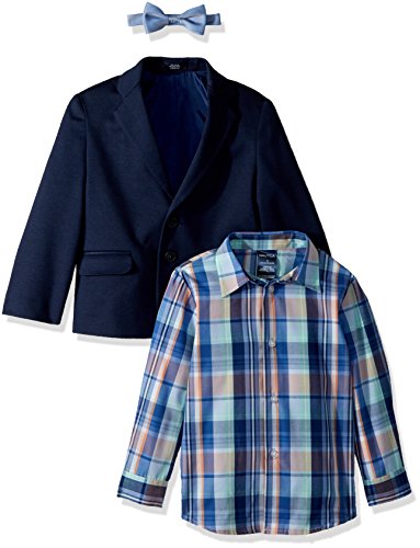 Image of Nautica Boys' Suit Set with Jacket, Pant, Shirt and Tie