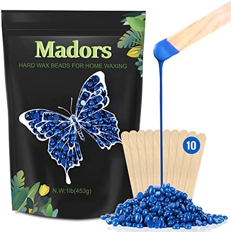 Amazon.com : Madors Hard Wax Beads for Hair Removal -1lb/16oz Wax 