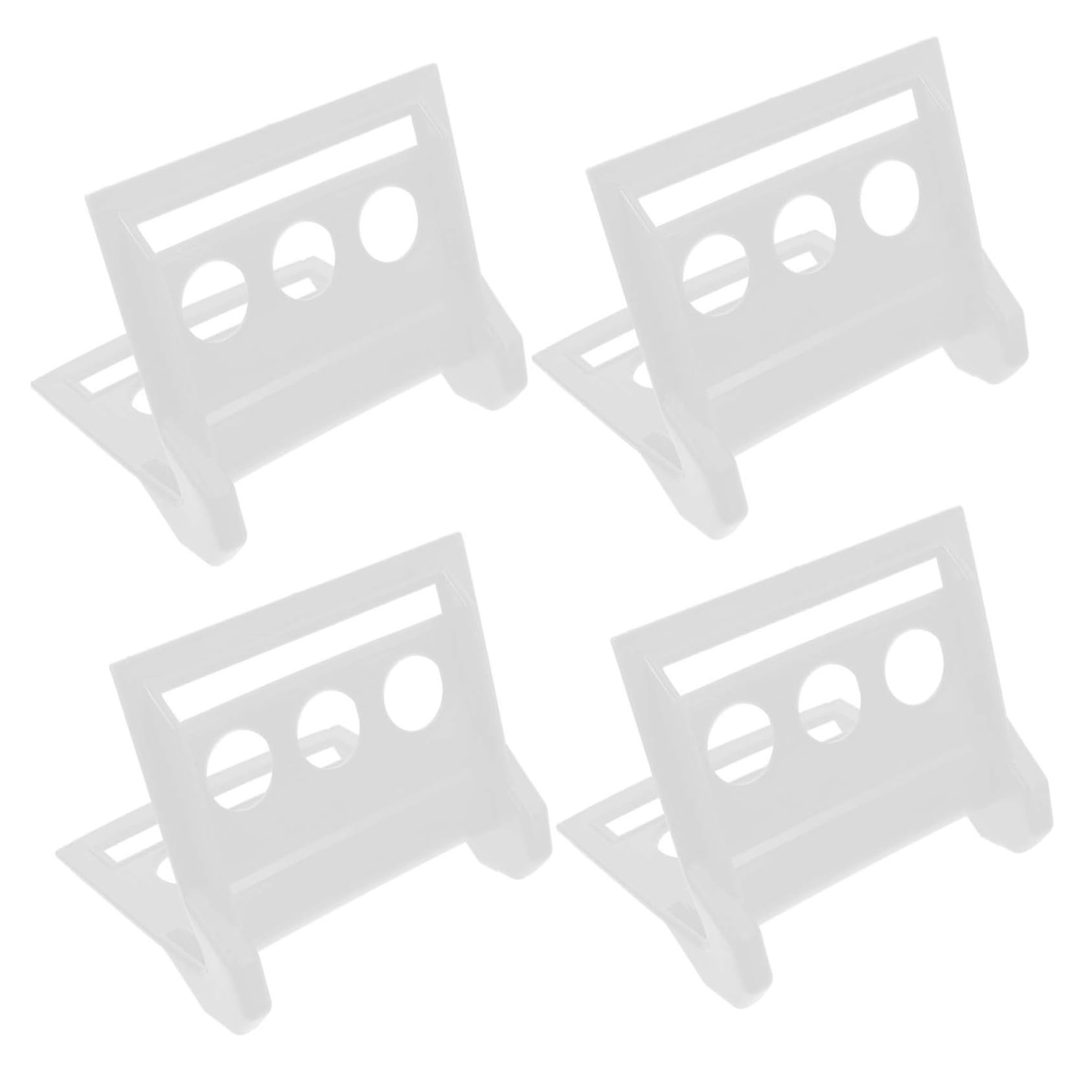 Unomor 10pcs Truck Corner Seals Trucks Cargo Load Corner Edge Protector Duty Trailer Flatbed Truck Accessories Guard Multi Protection Bumpers Large White Plastic