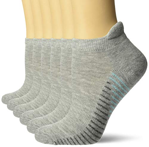 Carolina Ultimate Calcetines deportivos para mujer, con lengüeta acolchada, corte bajo, paquete de 6 pares - Multi - M