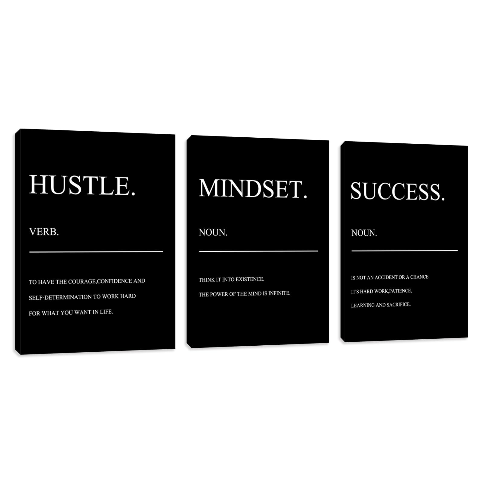 Photo 1 of Azrosap Motivational Wall Art Canvas Prints 36"Wx16"H