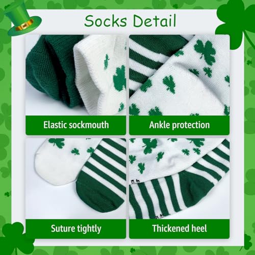 siopal St. Patricks Day Socks for Kids4