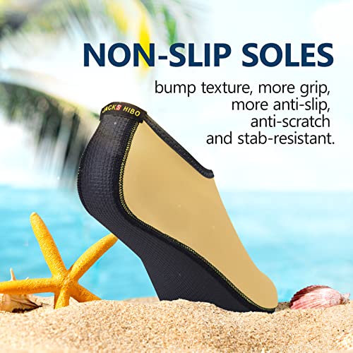 Image of JACKSHIBO Water Shoes for Women Men Quick-Dry Swim Shoes Beach Water Socks | Aqua, Swimming, Yoga, Surf, River, Lake, Kayak, Pool Socks, Cruise Essentials, Sport, Adult, Unisex, Cute, Barefoot, Vacation