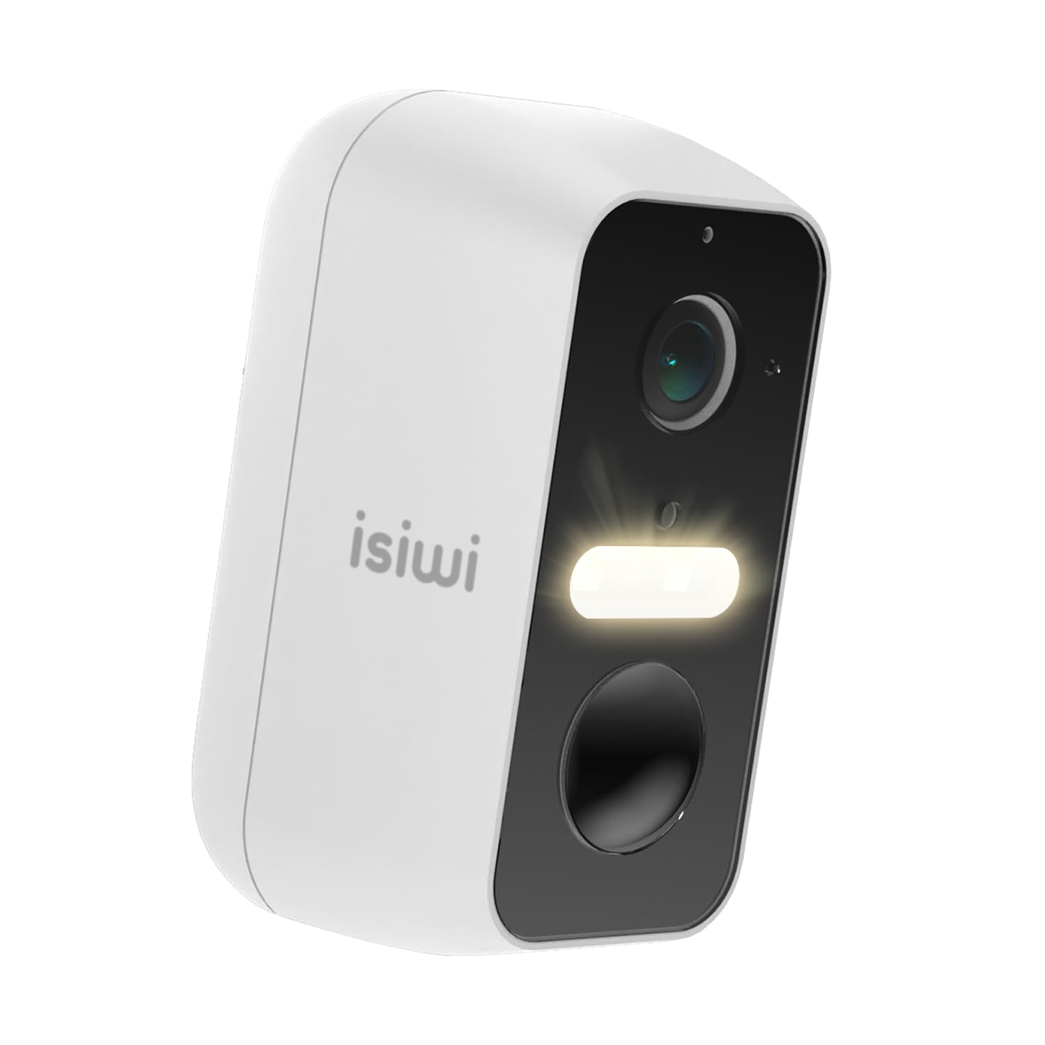 Fri+ Telecamera Sorveglianza Wi-Fi Esterno senza fili a Batteria 5MP con Sirena Integrata, Tecnologia DualLight, Spotlight Notturno, Rilevamento Umano AI, PIR, IP65, Alexa/Google Home, ISW-BBT5M